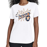 Houston Astros Starter Women's Drive-In T-Shirt - White - MLB on Sale
