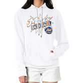 New York Mets Starter Women's Drive-In Pullover Hoodie - White - MLB Online