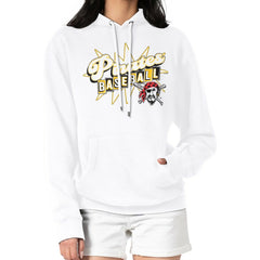 Pittsburgh Pirates Starter Women's Drive-In Pullover Hoodie - White - MLB Sale
