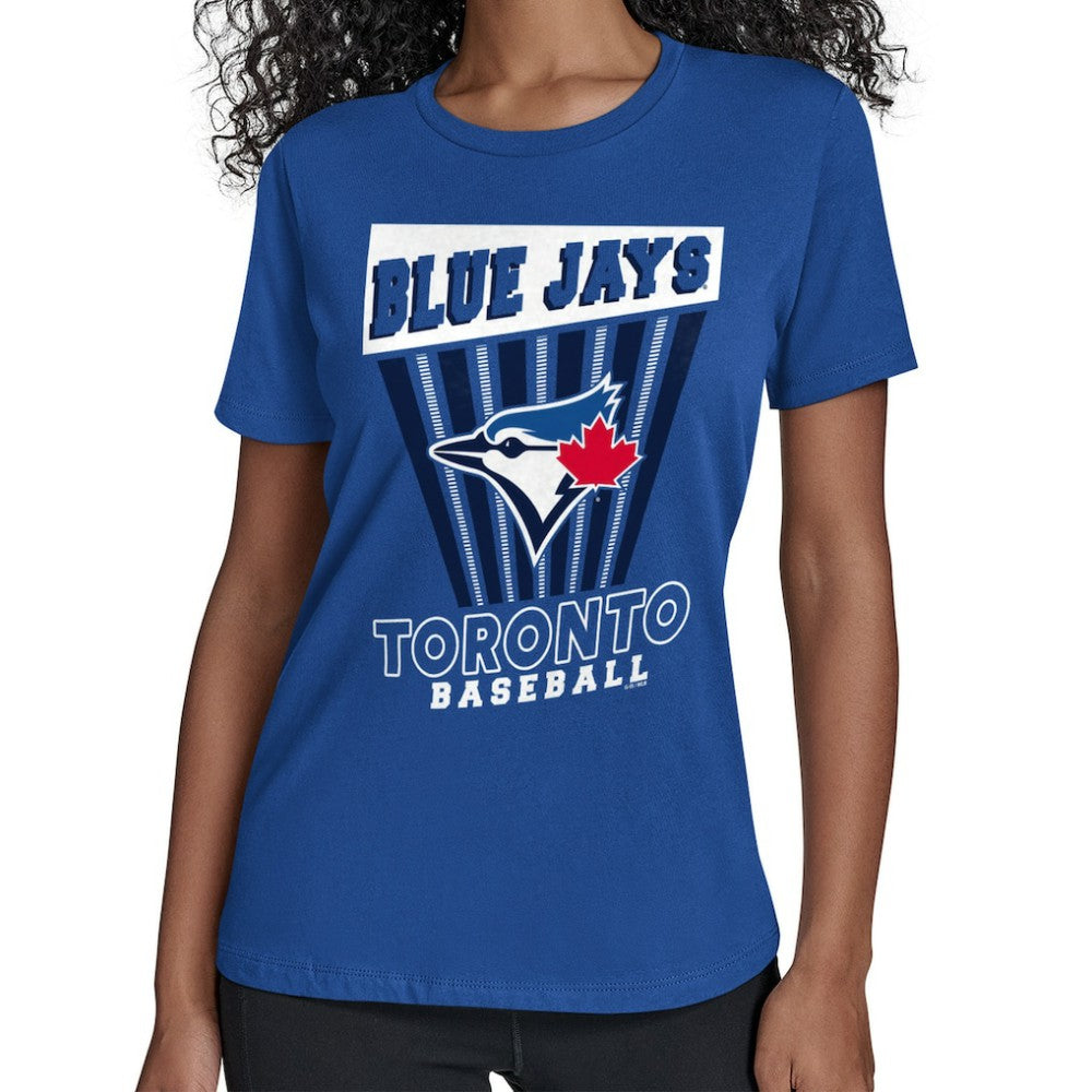 Toronto Blue Jays Starter Women's Poster Print T-Shirt - Royal - MLB Sale