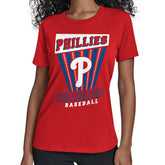 Philadelphia Phillies Starter Women's Poster Print T-Shirt - Red - MLB on Sale