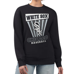Chicago White Sox Starter Women's Poster Print Pullover Sweatshirt - Black - MLB Online