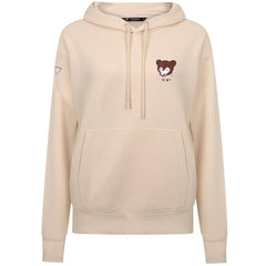 Chicago Cubs Levelwear Women's Cooperstown Collection Adorn Core Logo Pullover Hoodie - Khaki - MLB Sale