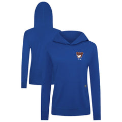 Chicago Cubs Levelwear Women's Cooperstown Collection Relay Core Logo Pullover Hoodie - Royal - MLB Online