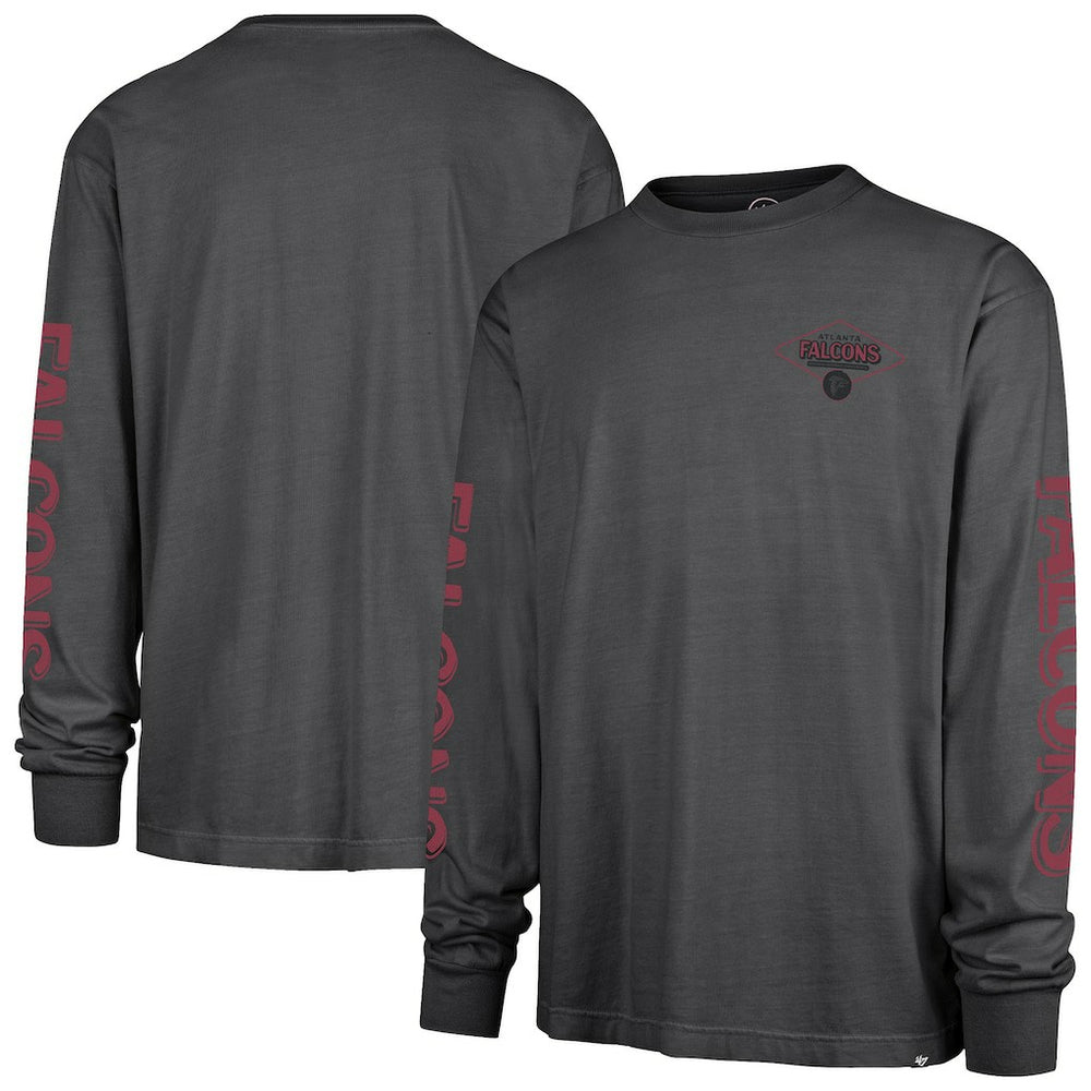 47 brand Atlanta Falcons '47 Cairn Ravine Foundation Long Sleeve T-Shirt Black