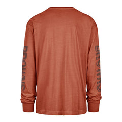 47 brand Cleveland Browns '47 Cairn Ravine Foundation Throwback Long Sleeve T-Shirt Orange