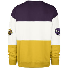 47 brand Minnesota Vikings '47 Breeze Maximalist Sweatshirt Purple/Gold