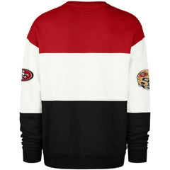 47 brand San Francisco 49ers '47 Breeze Maximalist Sweatshirt Scarlet/Black