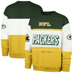 47 brand Green Bay Packers '47 Breeze Maximalist Sweatshirt Green/Gold