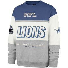 47 brand Detroit Lions '47 Breeze Maximalist Sweatshirt Blue/Gray