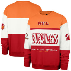 47 brand Tampa Bay Buccaneers '47 Throwback Breeze Maximalist Sweatshirt Orange/Red