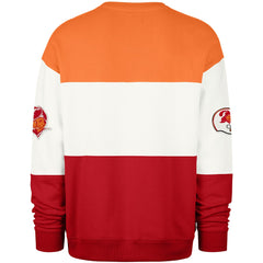 47 brand Tampa Bay Buccaneers '47 Throwback Breeze Maximalist Sweatshirt Orange/Red