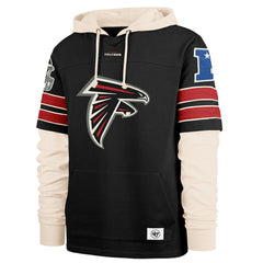 47 brand Atlanta Falcons '47 Split Zone Cornerback Duo Hoodie Black