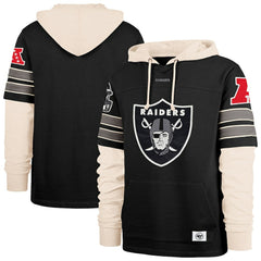 47 brand Las Vegas Raiders '47 Split Zone Cornerback Duo Hoodie Black