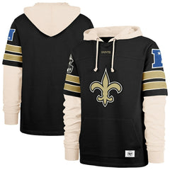 47 brand New Orleans Saints '47 Split Zone Cornerback Duo Hoodie Black