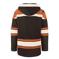 47 brand Cleveland Browns '47 Throwback Superior Lacer Hoodie Brown