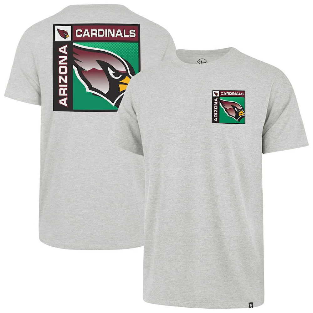 47 brand Arizona Cardinals '47 Chrome Plate Franklin T-Shirt Gray