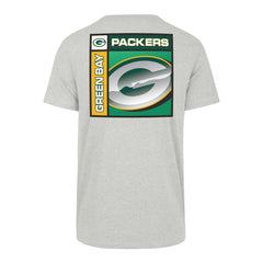 47 brand Green Bay Packers '47 Chrome Plate Franklin T-Shirt Gray