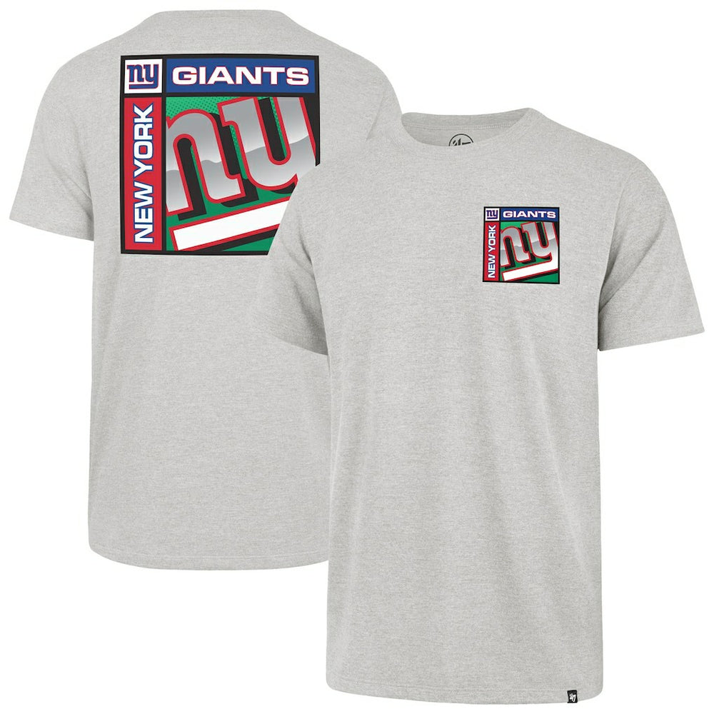47 brand New York Giants '47 Chrome Plate Franklin T-Shirt Gray