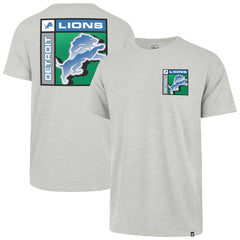47 brand Detroit Lions '47 Chrome Plate Franklin T-Shirt Gray