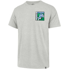 47 brand Detroit Lions '47 Chrome Plate Franklin T-Shirt Gray