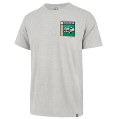 47 brand Baltimore Ravens '47 Chrome Plate Franklin T-Shirt Gray