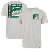 47 brand New York Jets '47 Chrome Plate Franklin T-Shirt Gray
