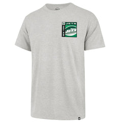 47 brand New York Jets '47 Chrome Plate Franklin T-Shirt Gray