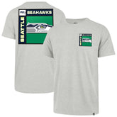 47 brand Seattle Seahawks '47 Chrome Plate Franklin T-Shirt Gray