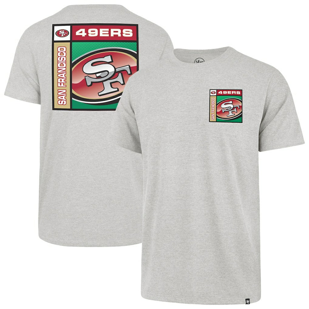 47 brand San Francisco 49ers '47 Chrome Plate Franklin T-Shirt Gray
