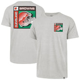 47 brand Cleveland Browns '47 Chrome Plate Franklin T-Shirt Gray