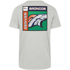 47 brand Denver Broncos '47 Chrome Plate Franklin T-Shirt Gray