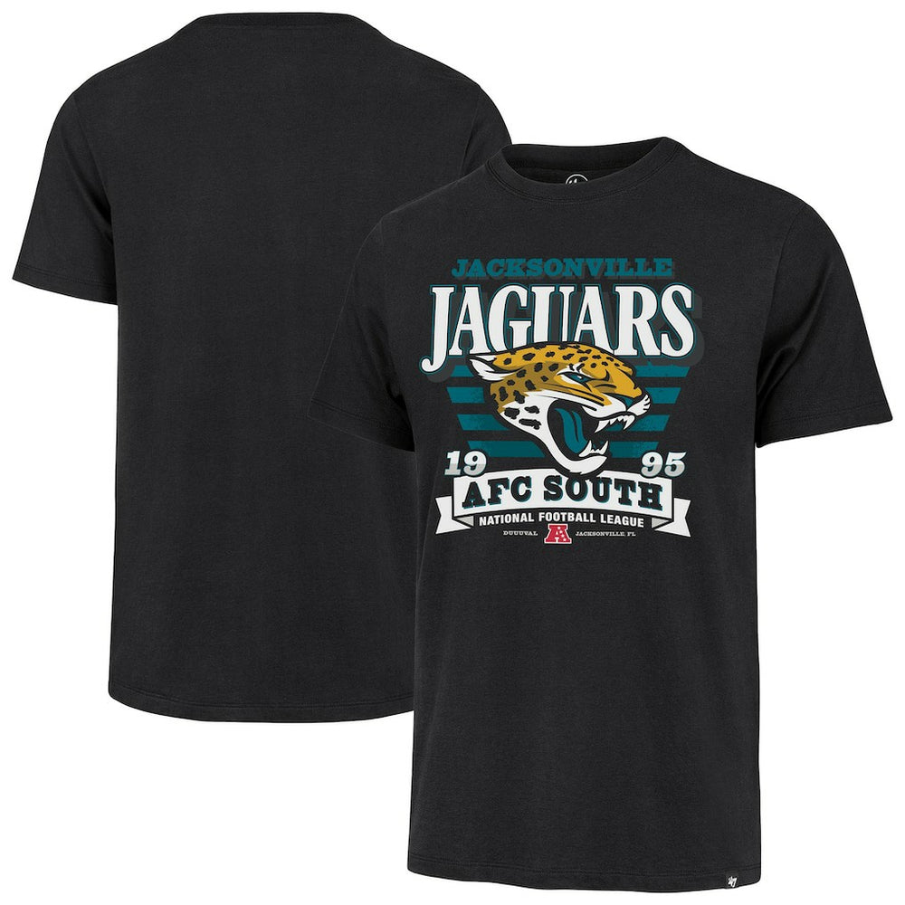 47 brand Jacksonville Jaguars '47 Stripe Splash Franklin T-Shirt Black
