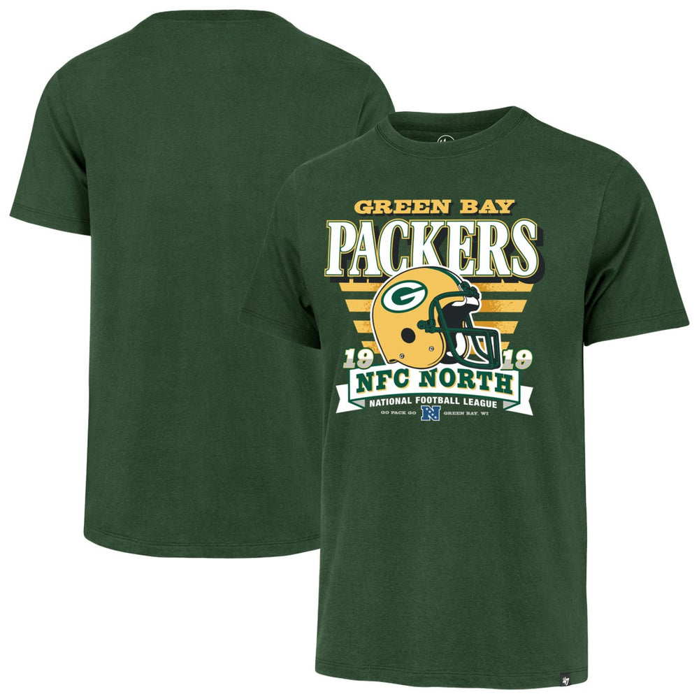47 brand Green Bay Packers '47 Stripe Splash Franklin Throwback T-Shirt Green