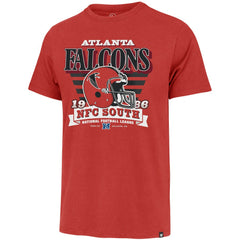 47 brand Atlanta Falcons '47 Stripe Splash Franklin Throwback T-Shirt Red
