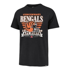 47 brand Cincinnati Bengals '47 Stripe Splash Franklin Throwback T-Shirt Black