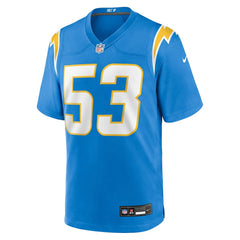 Nike Del'Shawn Phillips Los Angeles Chargers Team Game Jersey Powder Blue