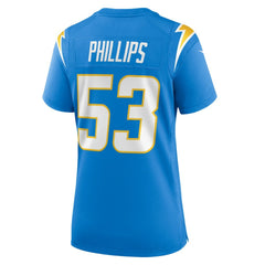 Nike Del'Shawn Phillips Los Angeles Chargers Women's Team Game Jersey Powder Blue