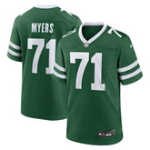 Nike Josh Myers New York Jets Team Game Jersey Legacy Green