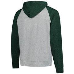 Green Bay Packers Antigua Urgent Pullover Hoodie Heather Gray/Black