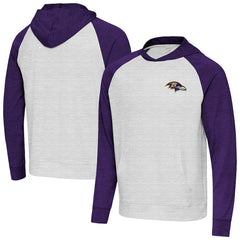 Baltimore Ravens Antigua Urgent Pullover Hoodie Purple/Gray