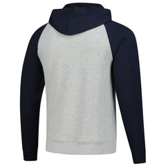 Chicago Bears Antigua Urgent Pullover Hoodie Heather Gray/Navy
