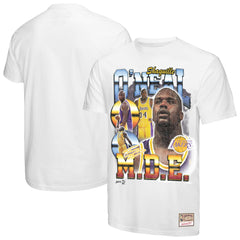 Shaquille O'Neal Los Angeles Lakers Commemorative Collage T-Shirt White | Mitchell & Ness for sale