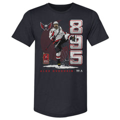 Alexander Ovechkin Washington Capitals 500 Level NHL All-Time Leading Goal Scorer Tri-Blend Vertical T-Shirt - Navy - NHL 203089760