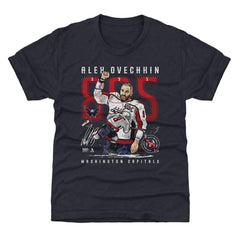 Alexander Ovechkin Washington Capitals 500 Level Youth NHL All-Time Leading Goal Scorer The Shot T-Shirt - Navy - NHL 203089763