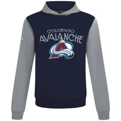 Colorado Avalanche Levelwear Ultimate Mission Pullover Hoodie - Navy/Gray - NHL 203091706