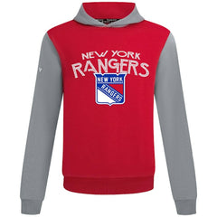 New York Rangers Levelwear Ultimate Mission Pullover Hoodie - Red/Gray - NHL 203091711