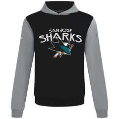 San Jose Sharks Levelwear Ultimate Mission Pullover Hoodie - Black/Gray - NHL 203091721