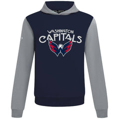 Washington Capitals Levelwear Ultimate Mission Pullover Hoodie - Navy/Gray - NHL 203091722