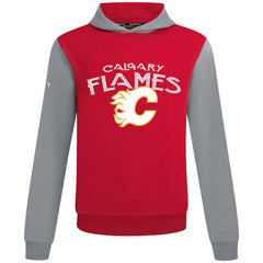 Calgary Flames Levelwear Ultimate Mission Pullover Hoodie - Red/Gray - NHL 203091732